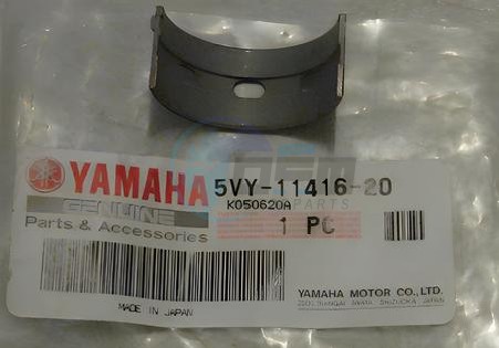 Product image: Yamaha - 5VY114162000 - PLANE BEARING, CRANKSHAFT 1 BROWN  0