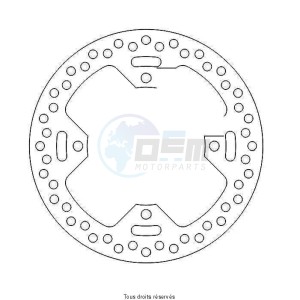 Product image: Sifam - DIS1033 - Brake Disc Honda  Ø220x140x121,1  Mounting holes 4xØ10,5 Disk Thickness 4 