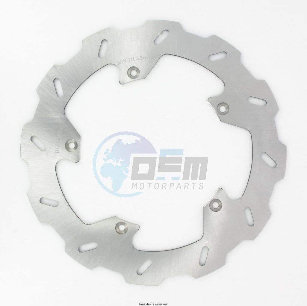 Product image: Sifam - DIS1293W - Brake Disc Aprilia Ø280x171.5x155  Mounting holes 5xØ6,5 Disk Thickness 4  0