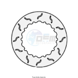 Product image: Sifam - DIS1013 - Brake Disc Bmw + Rivets Piste seule Ø285x178x165 Disk Thickness 5 with 10 rivets 