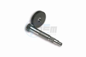 Product image: Malossi - 6711492 - Gear wheel primairy - HTQ Teeth-ratio 18/45 - shaft Ø18, 6mm 