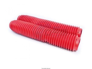 Product image: Divers - SOU1002 - Front Fork Inner Tube protector Red Ø: 43/45mm - Length: 370mm   