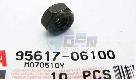 Product image: Yamaha - 956170610000 - NUT, FLANGE   0