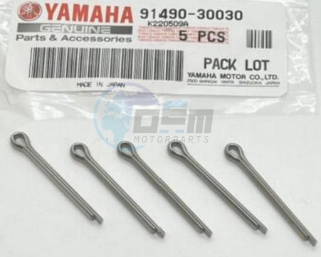 Product image: Yamaha - 914903003000 - PIN, COTTER  0