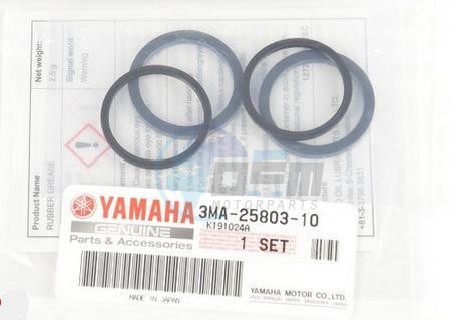 Product image: Yamaha - 3MA258031000 - CALIPER SEAL KIT  0