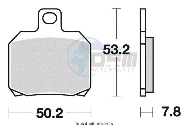 Product image: Sifam - S1110N - Brake Pad Sifam Sinter Metal   S1110N  1