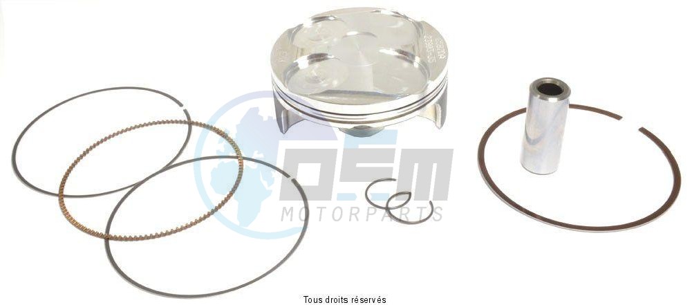 Product image: Athena - PISF1530 - Piston Forged Complete Ø77,96 CR-F 250 R 04/05 CR-F 250 X 04/09  1