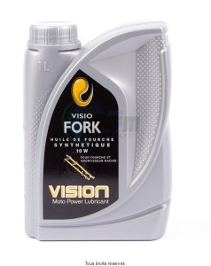 Product image: Vision - VISIOFORK10W - Front Fork Oil 10w - 1L   Bidon de 1L 