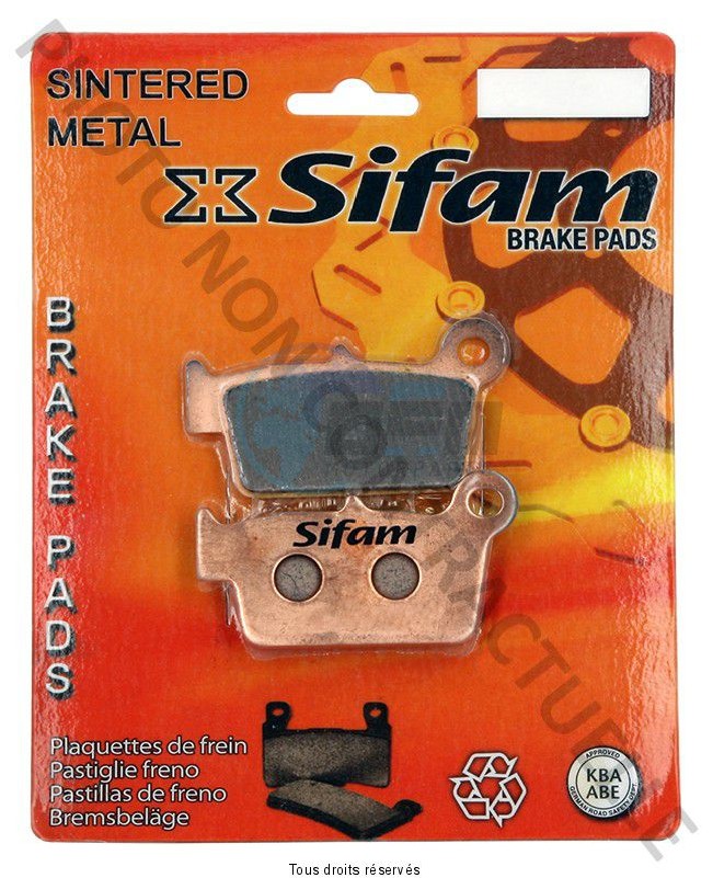 Product image: Sifam - S1044AN - Brake Pad Sifam Sinter Metal   S1044AN  0