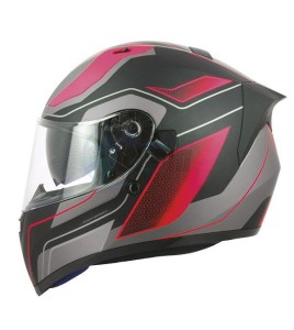 Product image: S-Line - IFV1G2702 - Helmet Integral S441 VENGE + PINLOCK - Black Mat / Red - S 