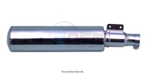 Product image: Marving - 01S2142 - Silencer  Rond LS 650 CUSTOM Approved Ø100 Chrome  