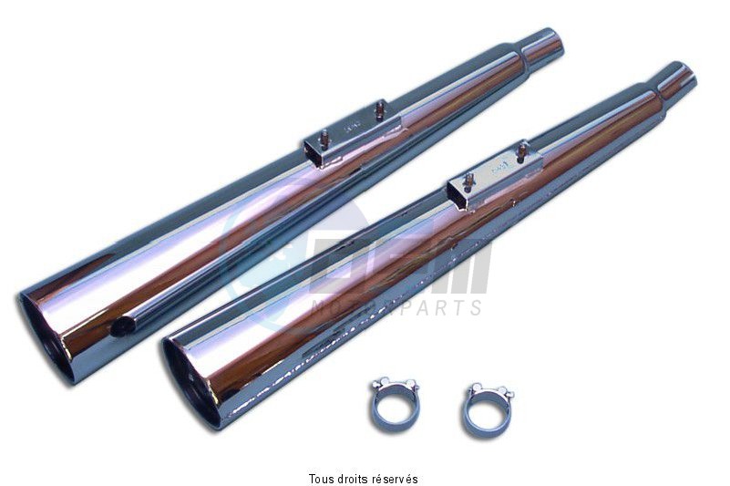 Product image: Marving - 01K2036 - Silencer  MARVI Z 650 Approved - Sold as 1 pair Chrome   0