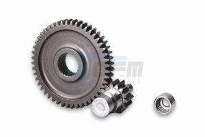 Product image: Malossi - 679969 - Gear wheel secondairy - Teeth-ratio 14/47 - shaft Ø17mm 