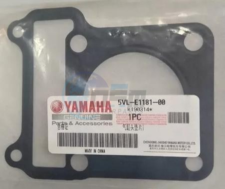 Product image: Yamaha - 5VLE11810000 - GUARNIZIONE, CYLINDER HEAD  0