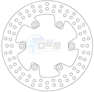 Product image: Ferodo - FMD0023R - Brake disc fixed YAMAHA - Approval TÜV 