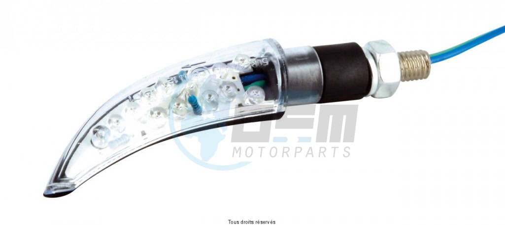 Product image: Sifam - CLI7031 - Mini indicator pair LED C.E Shark tooth 90 x 20mm Approved C.E  0