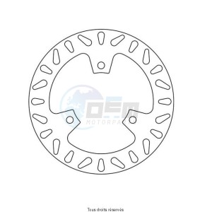 Product image: Sifam - DIS1048 - Brake Disc Honda  Ø220x110x88  Mounting holes 3xØ10,5 Disk Thickness 5 
