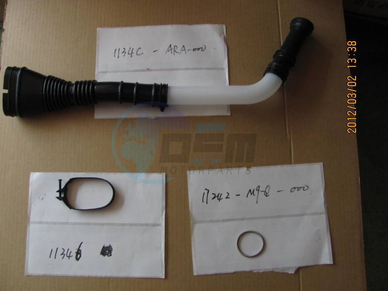Product image: Sym - 1134B-ARA-000 - L.COVER DUCT ASSY  1