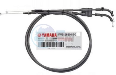 Product image: Yamaha - 1WS263010000 - THROTTLE CABLE ASSY  0