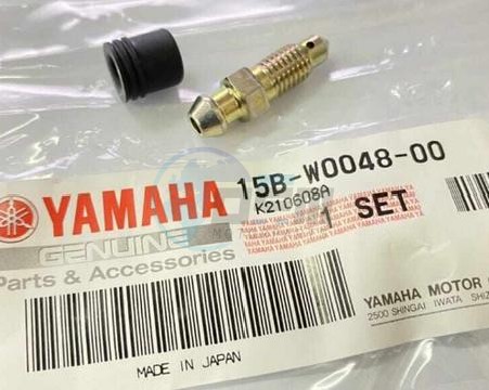 Product image: Yamaha - 15BW00480000 - BLEED SCREW KIT  0