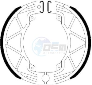 Product image: Ferodo - FSB954A - Brake Shoes F 