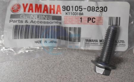 Product image: Yamaha - 901050823000 - BOLT, FLANGE  0