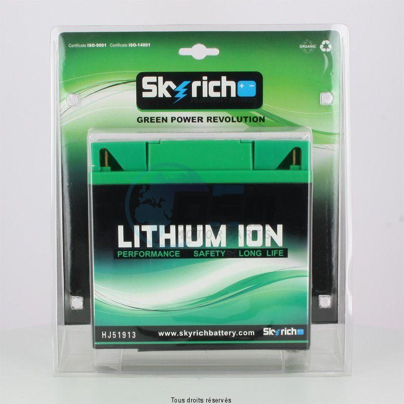 Product image: Skyrich - 612163 - Battery 12C16A-3B / HJ51913-FP L 181mm  W 77mm  H 170mm 12C16A-3B LITHIUM ION  1