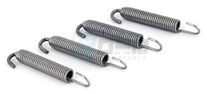 Product image: Giannelli - D31-31-183 - Exhaust spring - Length 83mm 