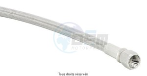 Product image: Goodridge - GDB800C - Hose 800mm - Brake, Pre pressed with transparent lining   