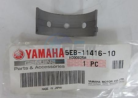 Product image: Yamaha - 5EB114161000 - PLANE BEARING CRANKSHAFT 1 BLACK   0