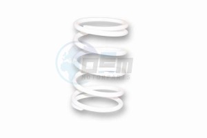 Product image: Malossi - 2911084W0 - Pressure spring for Vario - White Ø ext.65, 7x170mm - Section 4, 7mm Tarage 4, 3kg 