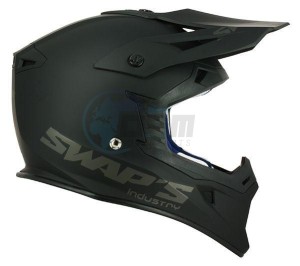 Product image: Swaps - CSW1F1002 - Helmet Cross BLUR S818 - Black Mat - Size S 