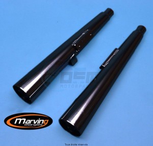 Product image: Marving - 01K2024 - Silencer  MARVI Z 550 GP UNI-TRAK Approved - Sold as 1 pair Black  