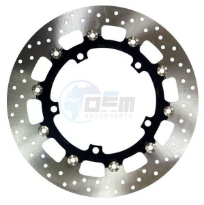 Product image: Sifam - DIS1167F - Brake Disc Zwevend TRIUMPH - Ã˜320x166x149 - Nr. mounting holes 5x Ã˜10,5 