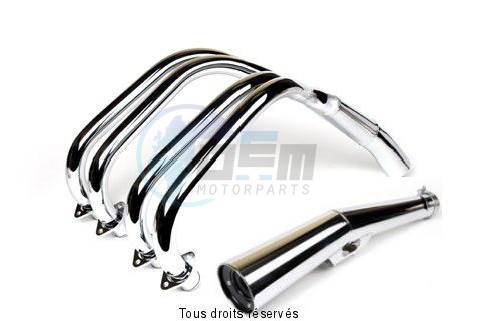 Product image: Marving - 01H9001 - Exhaust 4/1 CB 750 SEVEN FIFTY Complete exhaust pipe  Not Approvede Exhaust Damper Chrome   0