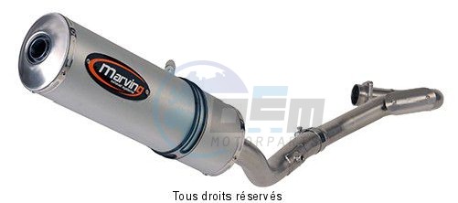 Product image: Marving - 01TIKT39EU - Silencer  MOTARD EXC 400/450 04/05 Approved Small Oval Titanium   0