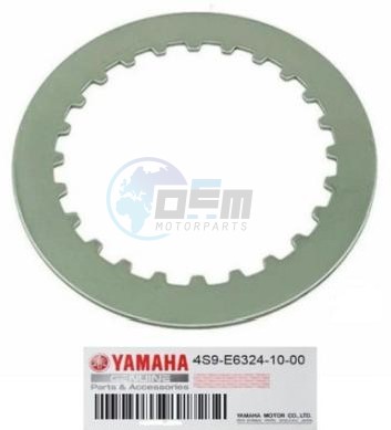 Product image: Yamaha - 4S9E63241000 - PLATE, CLUTCH 1  0