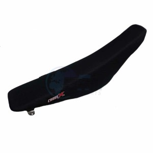 Product image: Crossx - M712-1B - Saddle Cover HUSABERG TE 125 250 300 -12 2 STROKE BLACK (M712-1B) 