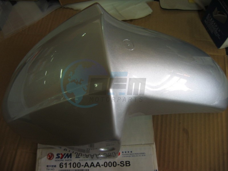 Product image: Sym - 61100-AAA-000-SB - FRONT FENDER SILVER SIMPLY  0