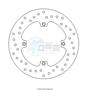 Product image: Sifam - DIS1019 - Brake Disc Ducati Ø220x125x108,5  Mounting holes 4xØ8,5 Disk Thickness 6 