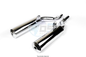 Product image: Marving - 01Y2147 - Silencer  Rond XJ 900 DIVERSION 95 Approved - Sold as 1 pair Ø100 Chrome  