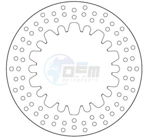 Product image: Ferodo - FMD0080R - Brake disc fixed for BMW série R - APPROVED TÜV - Ø260x158x145 Mounting holesxØ13.8 