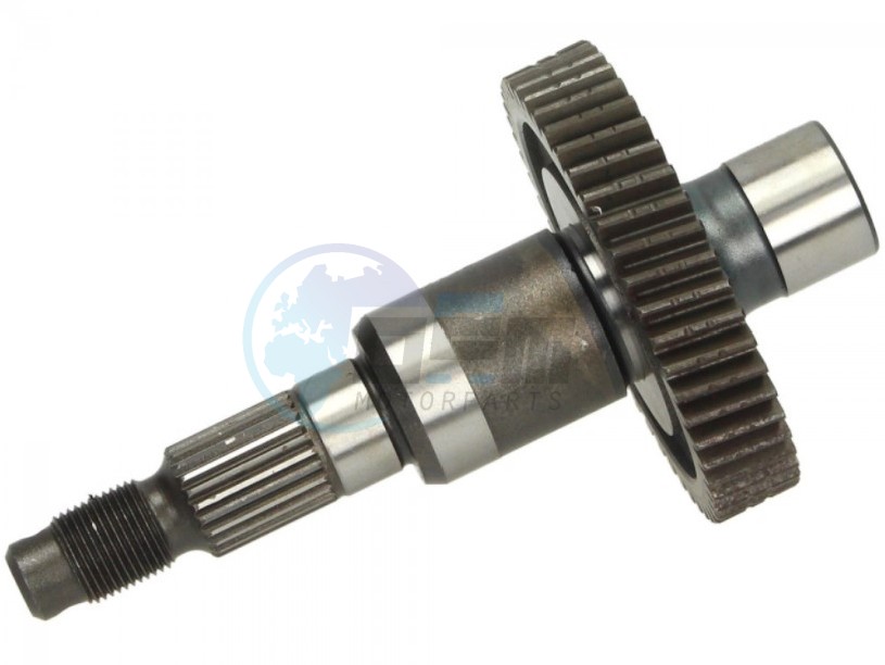 Product image: Piaggio - 8256935 - Steel Axle threaded on both ends  0