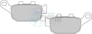 Product image: Ferodo - FDB531ST - Brakepad Sinter metal Sinter Grip Road 