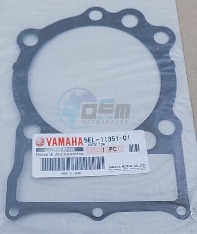 Product image: Yamaha - 5EL113510100 - GASKET, CYLINDER  0