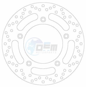 Product image: Ferodo - FMD0451R - Brake disc fixed YAMAHA - with homologation TUV 