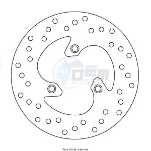 Product image: Sifam - DIS1217 - Brake Disc Yamaha  Ø210x102x84  Mounting holes 3xØ8,5 Disk Thickness 5 