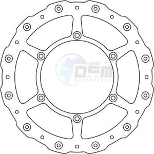 Product image: Ferodo - FMD0462MXR - Brake disc fixed YAMAHA - Off Road 