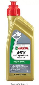 Product image: Castrol - CAST15518F - Transmissie Oil 75W140 MTX 1L - Full Synthetic 2T/4T 