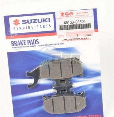 Product image: Suzuki - 69100-03890 - PAD & SHIM SET  0